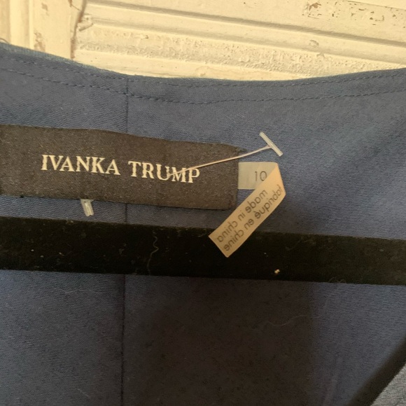 IVANKA Trump dress  denim color  size 10 - Picture 5 of 10